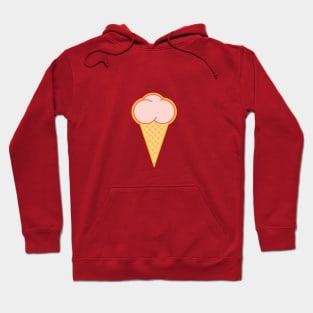 Strawberry Ice Cream Cone Hoodie